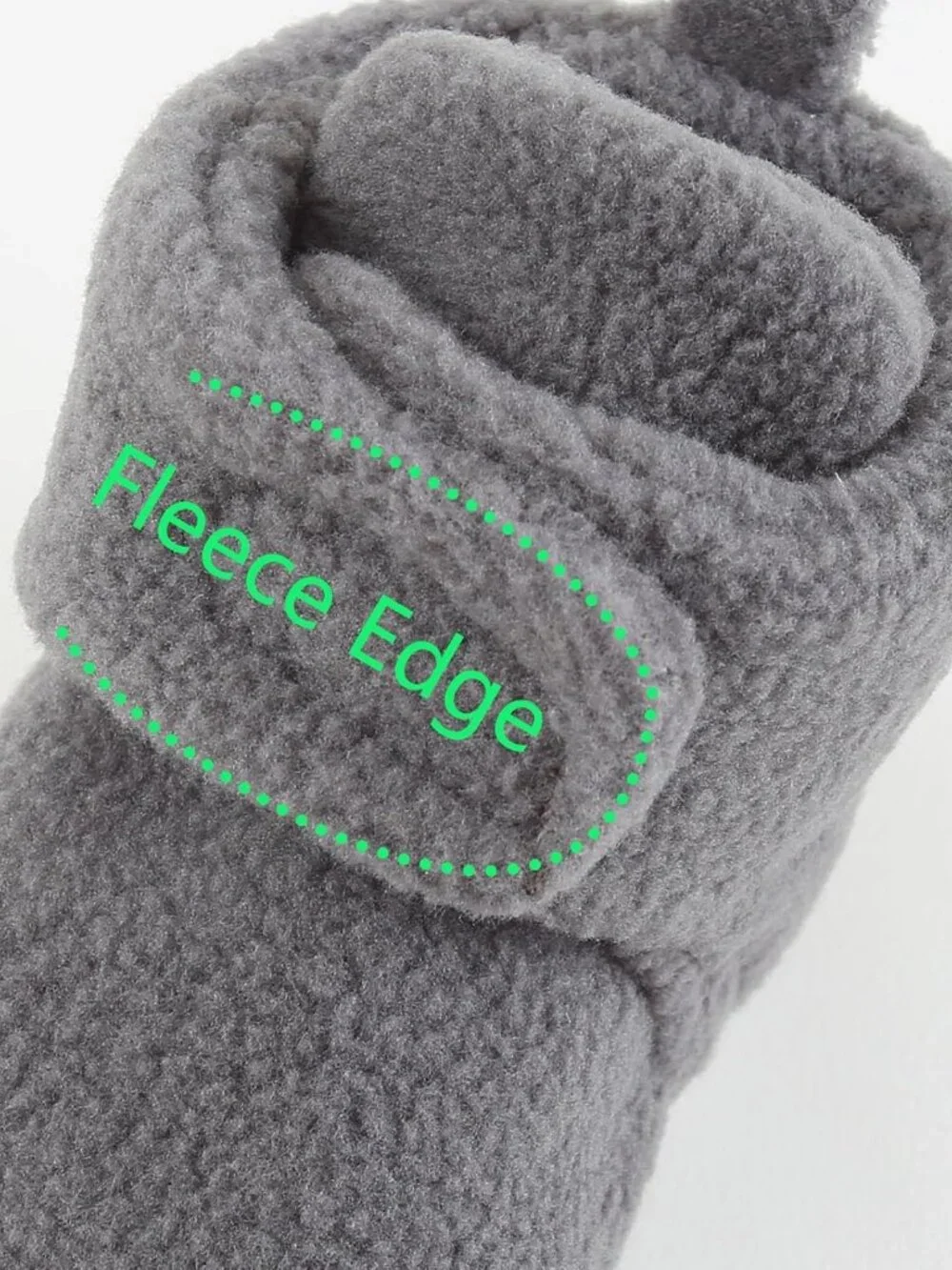 Cozy Fleece Baby Booties | Non-Slip First Walkers for 0-18 Months